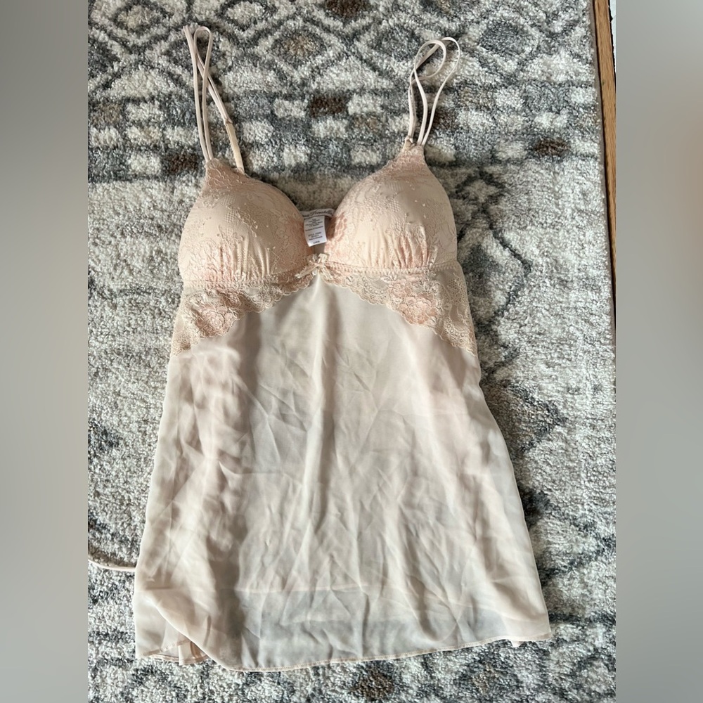 New With Tags Cream Lace Lingerie Size L